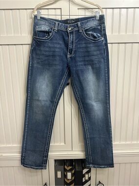 True Luck straight-leg men's jeans Size 34/32